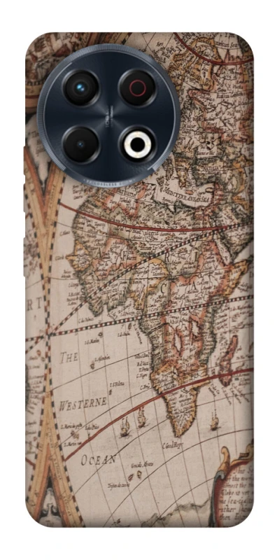 Чехол на TECNO Spark 30 Pro (KL7) Карта путешествий фото 1 из 1