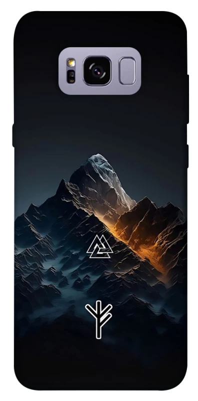 Чехол на Samsung G955 Galaxy S8 Plus Руны в горах фото 1 из 1