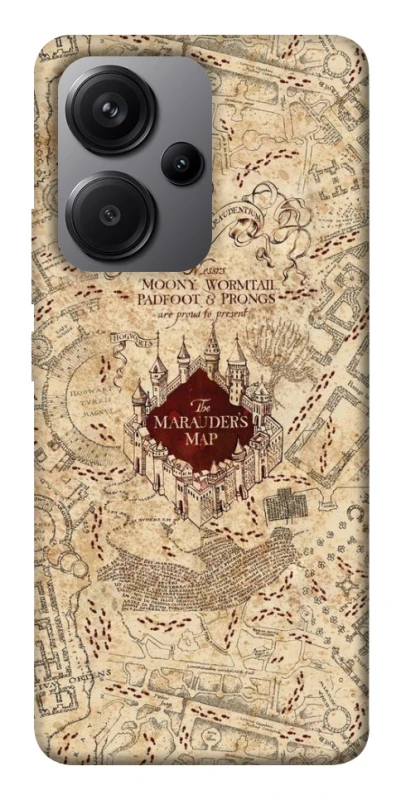 Чохол на Xiaomi Redmi Note 13 Pro+ Harry Potter Marauder's Map фото 1 з 1