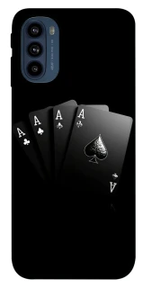 Чехол на Motorola Moto G41 Black Cards фото 1 из 1