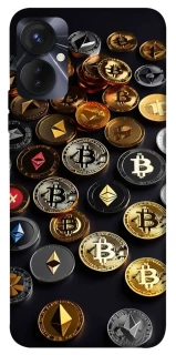 Чехол на TECNO Spark 9 Pro (KH7n) Many coins фото 1 из 1