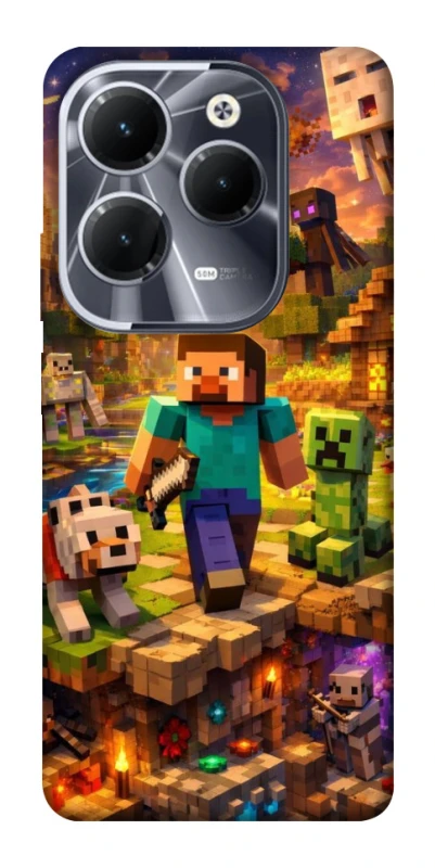 Чохол на Infinix Hot 40 Minecraft v6 фото 1 з 1