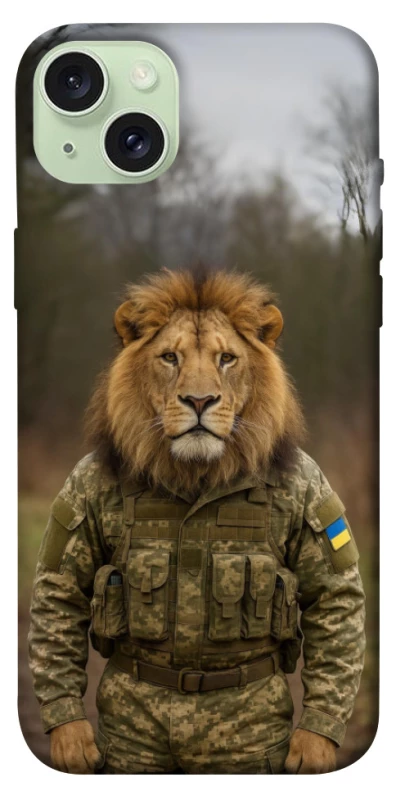 Чохол на Apple iPhone 15 Plus (6.7") Лев захисник фото 1 з 1