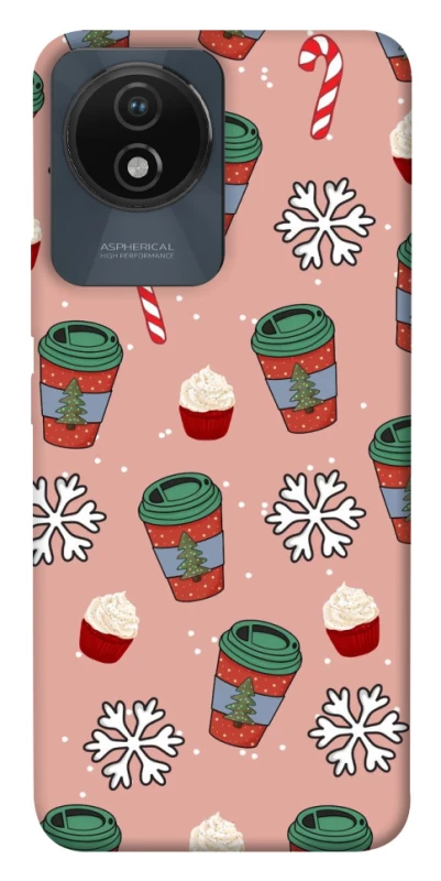 Чохол на Vivo Y02 Новорічний v38 фото 1 з 1