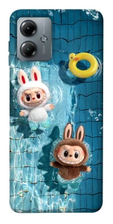 Чохол на Motorola Moto G14 Labubu in the pool фото 1 з 1