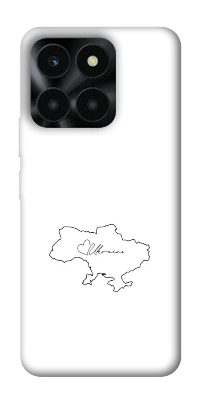 Чохол на Huawei Honor X6a Ukraine map фото 1 з 1