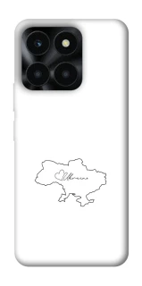 Чохол на Huawei Honor X6a Ukraine map фото 1 з 1