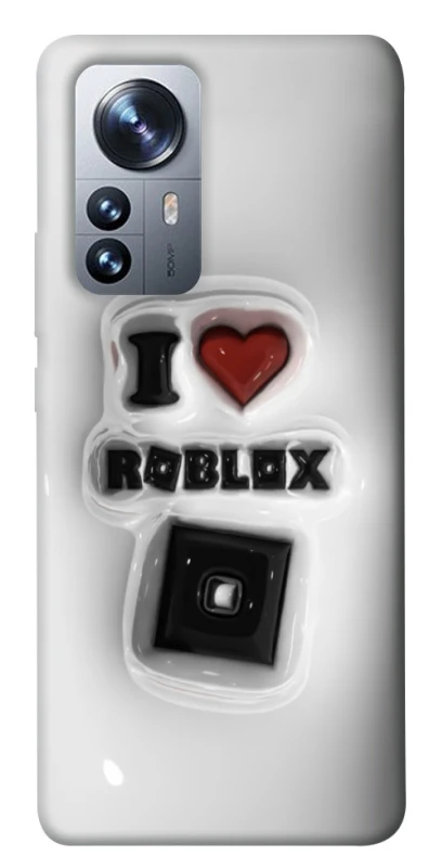 Чохол на Xiaomi 12 / 12X I love Roblox фото 1 з 1