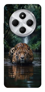 Чехол на Xiaomi Redmi 14C / Poco C75 Leopard in water фото 1 из 1