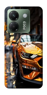 Чохол на Xiaomi Poco M7 pro 5G Golden sports car фото 1 з 1