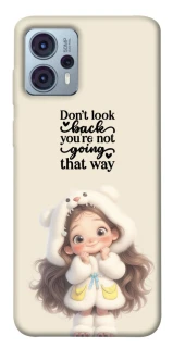 Чохол на Motorola Moto G23 Don't look back фото 1 Чохол на Motorola Moto G23 Don't look back фото 1 з 1