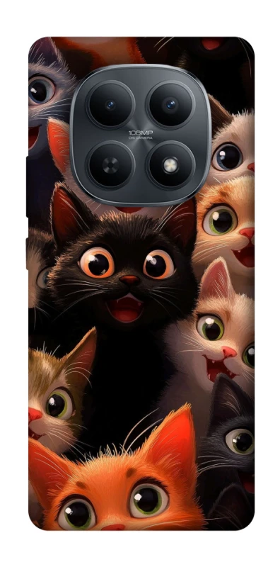Чохол на Xiaomi Redmi Note 15 4G/5G (EU) happy cats фото 1 з 1