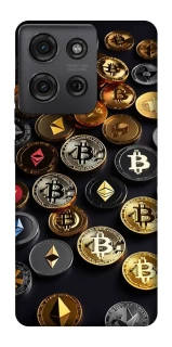 Чехол на Motorola Moto G75 Many coins фото 1 из 1