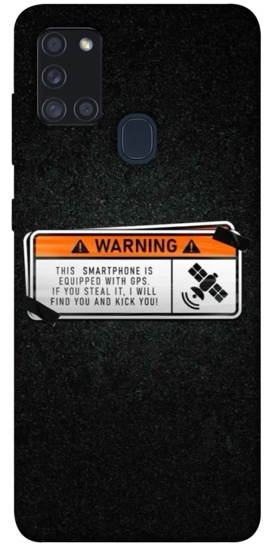 Чехол на Samsung Galaxy A21s Warning фото 1 из 1