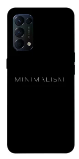 Чехол на Oppo Reno 5 4G Minimalism фото 1 из 1