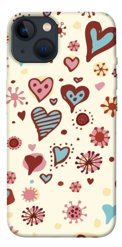 Чохол на Apple iPhone 13 (6.1") Pretty hearts фото 1 з 1