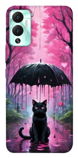 Чохол на Infinix Hot 12 Play Black cat фото 1 з 1