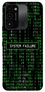 Чехол на TECNO Spark 8C Matrix system failure фото 1 из 1