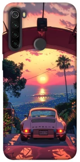 Чохол на Xiaomi Redmi Note 8T Porsche at sunset фото 1 Чохол на Xiaomi Redmi Note 8T Porsche at sunset фото 1 з 1