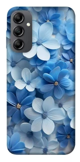 Чехол на Samsung Galaxy A14 4G/5G Синие цветы фото 1 из 1