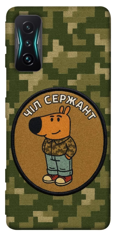 Чохол на Xiaomi Redmi K50 Gaming Чіл сержант фото 1 з 1