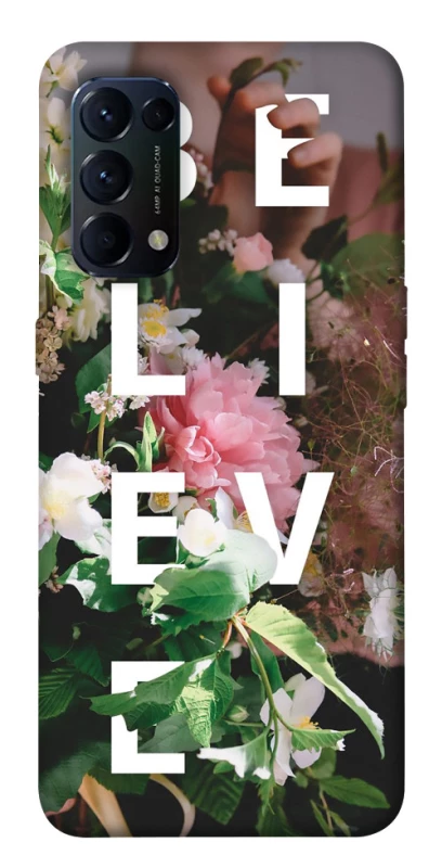 Чехол на Oppo Reno 5 4G Believe фото 1 из 1