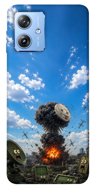 Чохол на Motorola Moto G84 Moscow never sleeps ver.6 фото 1 з 1