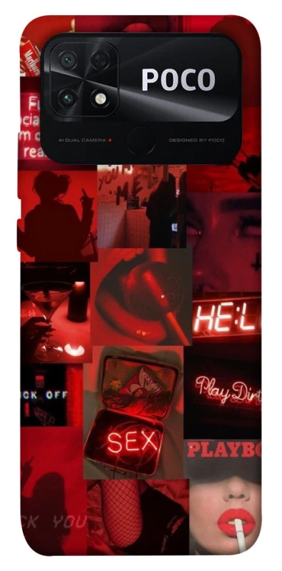 Чехол на Xiaomi Poco C40 Love collage ver.3 фото 1 из 1