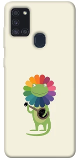 Чохол на Samsung Galaxy A21s Rainbow lacosta фото 1 з 1