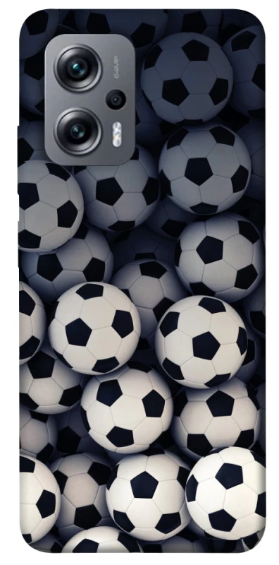 Чохол на Xiaomi Poco X4 GT Футбольні м'ячи фото 1 з 1