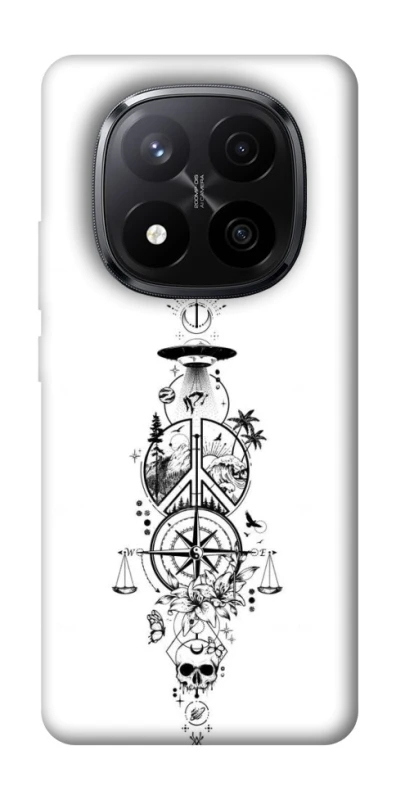 Чехол на Xiaomi Redmi Note 14 Pro+ 5G Tattoo ver.7 фото 1 из 1