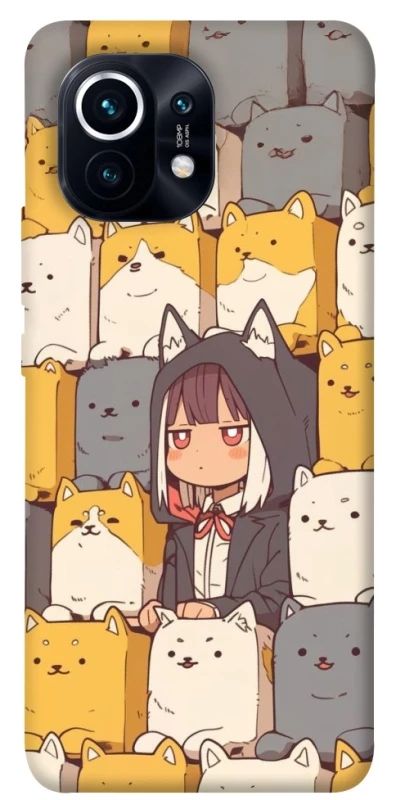 Чехол на Xiaomi Mi 11 Like a cat фото 1 из 1