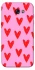 Чохол на Samsung A720 Galaxy A7 (2017) Red hearts 2 фото 1 з 1