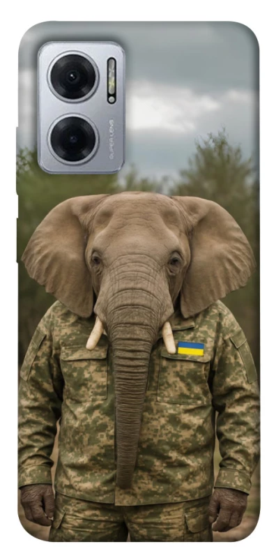 Чохол на Xiaomi Redmi Note 11E Слон захисник фото 1 з 1