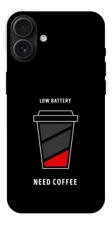Чехол на Apple iPhone 16 Plus Low battery фото 1 из 1