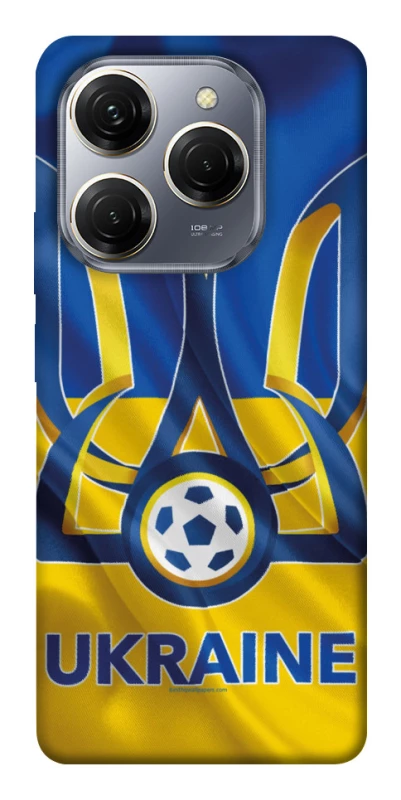 Чехол на TECNO Spark 20 Pro Футбольный Герб v3 фото 1 из 1