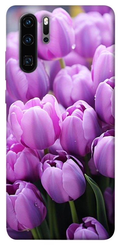 Чехол на Huawei P30 Pro Фиолетовые тюльпаны фото 1 из 1