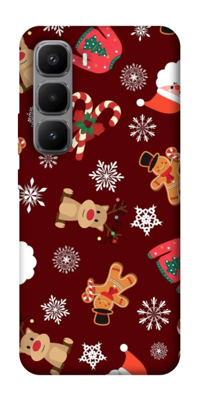 Чехол на Infinix Hot 60 Pro+ Новогодний v6 фото 1 из 1