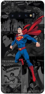 Чехол на Samsung Galaxy S10+ superman comics фото 1 из 1