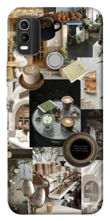 Чохол на Nokia C21 Plus Coffee collage ver.4 фото 1 з 1