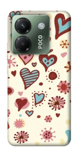 Чохол на Xiaomi Poco M7 pro 5G Pretty hearts фото 1 з 1