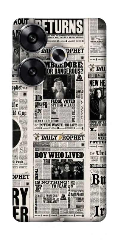 Чохол на Xiaomi Poco F6 Harry Potter newspaper фото 1 з 1
