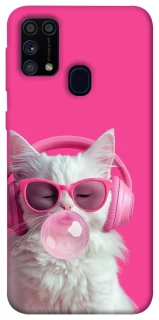 Чохол на Samsung Galaxy M31 Pink kitty фото 1 Чохол на Samsung Galaxy M31 Pink kitty фото 1 з 1