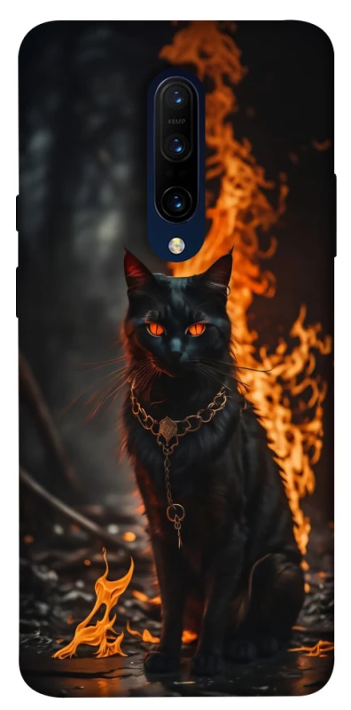 Чохол на OnePlus 7 Pro Вогняний кіт фото 1 з 1