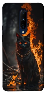 Чехол на OnePlus 7 Pro Огненный кот фото 1 из 1