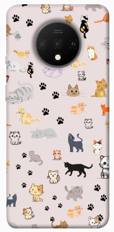 Чохол на OnePlus 7T Cat style ver.1 фото 1 з 1