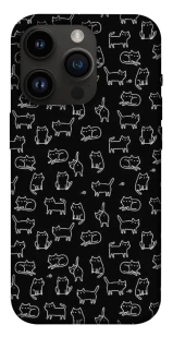 Чохол на Apple iPhone 14 Pro (6.1") Black Cats фото 1 з 1