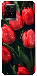 Чохол на Vivo Y21 / Y33s Червоні тюльпани фото 1 Чохол на Vivo Y21 / Y33s Червоні тюльпани фото 1 з 1