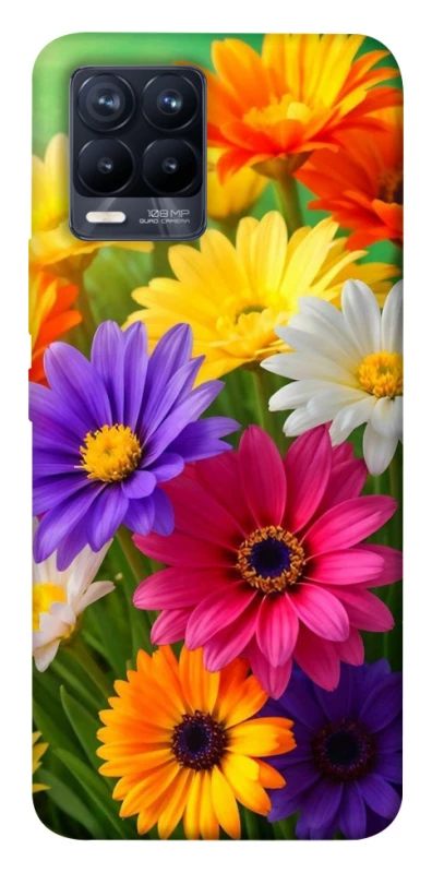Чехол на Realme 8 Flowers v32 фото 1 из 1