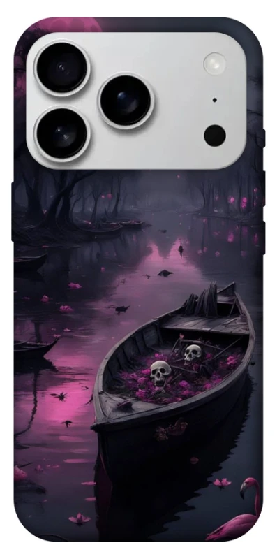 Чохол на Apple iPhone 17 Pro Max (6.9") Boat and flamingo фото 1 з 1